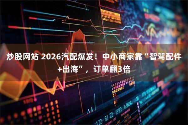 炒股网站 2026汽配爆发！中小商家靠“智驾配件+出海”，订单翻3倍